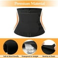 thumbnail image 3 of QRIC 2-In-1 Neoprene Sauna Waist Trainer Corset Sweat Belt for Women Weight Loss Compression Trimmer Shapewear With 2 Detachable Straps, 3 of 7