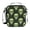 Green Skull and Leaves, variant on Haosy Pastel Colors Flower and Leaf Reusable Lunch Box Men/Women Insulated Lunch Bag for School Picnic Travel