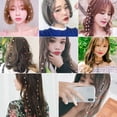 thumbnail image 4 of Sweet Lady Invisible Fleurs Peigne Cheveux Longs Coiffure Tressée Coupe de Cheveux Rationalisée, 4 of 8