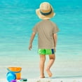 thumbnail image 4 of FORMRS Boys Rash Guard with Short Sleeves UPF 50+ Swim Shirts Sizes 3-12T, Dog Artist, 4 of 6