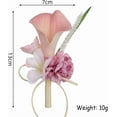 thumbnail image 6 of Dainty Calla Lily Flower Brooches Pins for Women Men Wedding Corsage Pink White Flowers Brooch Lapel Pin Suit Collar Dress Accessories Fashion Floral Jewelry for Party, 6 of 6