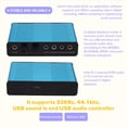 thumbnail image 5 of Tarjeta de Sonido USB 2.0, Tarjeta de Sonido Externa de 6 Canales, Tarjeta de Audio Óptica Externa, Controlador SPDIF para PC, Portátil y de Escritorio., 5 of 5