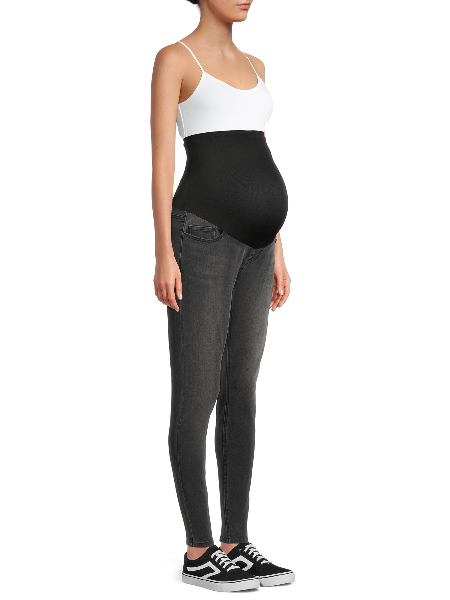 Maternity Skinny Jeans with Full Panel 