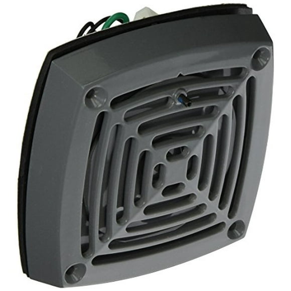 Edwards Signaling 870P-N5 Klaxon Vibrant, Usage Intensif, 113/103 db, Montage sur Panneau, Volume Réglable, 120V AC, Gris