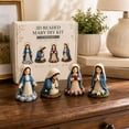 thumbnail image 6 of Mary Bead Art, Creative3D Beaded Animal Kit Bead Craft Kit for Adults, Creative3D DIY Kit Beaded Gnome DIY Kit,3D Beaded Craft Kit for Desk Decor (Turtle Seahorse Jellyfish Whale for Sea Animal, Mary, 6 of 6