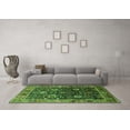thumbnail image 3 of Ahgly Company Indoor Rectangle Oriental Green Industrial Area Rugs, 5' x 8', 3 of 4