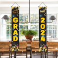 thumbnail image 3 of kjfeif 2024 Graduation Banner Class of 2024 Congrats Grad Porch Sign Party Decorations Supplies Welcome Hanging Door Decor for Indoor Outdoor, 3 of 8