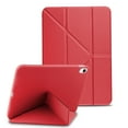 thumbnail image 3 of Venoro for iPad 10th Generation 10.9" Leather Case Stand Tablet Cover with Glass Screen Protector, Red, 3 of 25