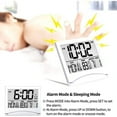thumbnail image 2 of CNKOO Digital Alarm Clock Foldable LCD Travel Clock With Calendar Temperature Snooze Large Display Desk Clock, 2 of 6