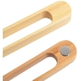 thumbnail image 3 of 2 clips magnéticos para pan de bambú: Pinza para pan de cocina de madera de 22 cm: accesorios de cocina modernos y ecológicos para el comedor familiar Sailing Electrónica, 3 of 5
