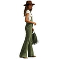 thumbnail image 3 of Women's Fringe Wide-Leg Overalls Jumpsuit with Adjustable Straps and Pockets, 3 of 5