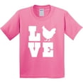 thumbnail image 3 of Inktastic Love Chickens Youth T-Shirt, 3 of 5