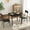 black, variant on Garvee Home Dining Table Set for 2, Kitchen Table with 2 Upholstered Chairs, Wood Square Dining Table and Chairs Set for Small Space, Apartment, Dinner, Rustic Gray