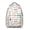White, variant on Hippie Inspired Waterproof Backpack - Stylish & Lightweight with Organized Storage for Daily Use
