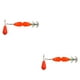 thumbnail image 4 of 2 piezas de calamar Jig con anzuelo Pulpo Jig Señuelo de pesca suave Pulpo de agua salada Naranja, 4 of 8