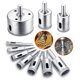 thumbnail image 1 of Juego de accesorios de sierra perforadora de broca de diamante para vidrio/azulejos/cerámica/herramienta de perforación de núcleo 8-50 mm 10 piezas, 1 of 5
