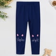 thumbnail image 2 of NIEWTR Girls Toddlers' Leggings Fashion Stretch Pants Comfortable Bottoms Girls Wide Leg Pants Kids Stretchy Casual Yoga Sweatpants with Pockets for School & Daily Wear(A-Black,3-4 Years), 2 of 5