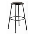 thumbnail image 2 of (Pack of 2) NPS 30" Heavy Duty Vinyl Padded Steel Stool, Black, 2 of 2