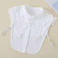 thumbnail image 2 of Half Shirt Blouse Fake Collar Detachable Dickey Collar Faux False Collar, 2 of 6