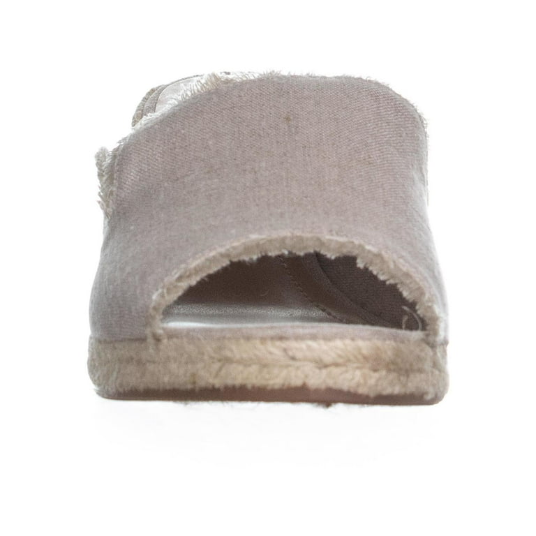 Womens Lauren by Ralph Lauren Carlynda Wedge Espadrille Sandals Natural Linen Walmart