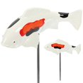 thumbnail image 4 of Lawn Pond Decoration Resin Carp Figure for Garden Outdoor Yard White Non Fading 1Set, 4 of 4