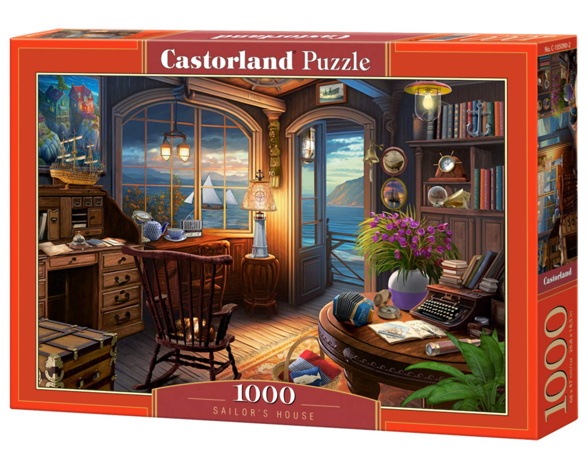 Castorland 1500-Piece Jigsaw Puzzle - "Tender Love" By Sandra Kuck, 26.8" X 18.5"