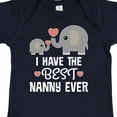 thumbnail image 4 of Inktastic Best Nanny Ever Grandchild Boys or Girls Baby Bodysuit, 4 of 5