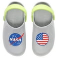 thumbnail image 2 of SG Footwear NASA Boys Molded Clog with Backstrap, Grey, Size 1, 2 of 6