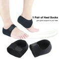 thumbnail image 2 of Protectores de talón con gel para aliviar el dolor y fatiga en los pies, ideales para deportistas y caminantes, cómodos y suaves, disponibles en talla L y color azul., 2 of 6
