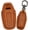 Keychain-A-Brown, variant on Key Fob Cover Compatible with Fit for Audi A5 A5L A6 A6L Q6L Q6 RSQ6 RS6 SQ6 S6 E-tron 2024-2025, Leather Vehicle Key Remote Protector Key Case Antiscratched Full Protection Black Keychain Case Hold