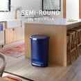 thumbnail image 2 of simplehuman Kitchen Trash Can, 13 Gallon Plastic Step Garbage Bin with Secure Slide Lock Lid, Indigo, 2 of 7