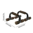 thumbnail image 3 of Push Up Bars Strength Training - Workout Stands With Ergonomic Push-up Bracket Board with Non-Slip Sturdy Structure Portable for Home Fitness Training, Push Up Stands Handle for Floor Workouts, 3 of 7