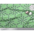 thumbnail image 3 of Soimoi Green Heavy Canvas Fabric Cat Animal Print Fabric by the Yard 58 Inch Wide, 3 of 3