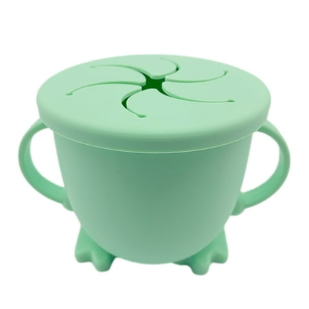 

Children Cartoon Snack Cup Portable Kids Silicone Food Container