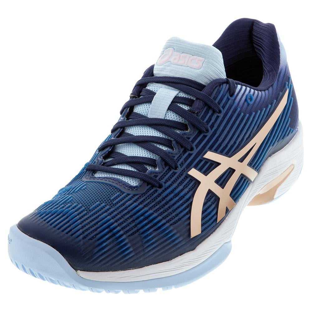 Asics Women`s Speed FF Tennis Shoes and Rose Gold ( 6 Peacoat and Rose ) - Walmart.com