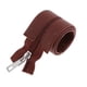 thumbnail image 1 of Cremallera en para coser artesanía - Cremallera de cuero con borde para bolso, fabricación de monedero, accesorios de ropa - 44cm / 17.32 pulg café Soledad Reemplazo de la cremallera del bolso, 1 of 9