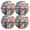 Blue, variant on Ryvnso Cat American Flag Round Plate Mats Dining Table Placemat Set of 4 for Holiday Decoration