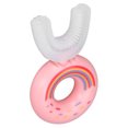 thumbnail image 3 of Cepillo de dientes para niños, cepillo de dientes en forma de U para niños, cepillo de dientes en forma de U para niños, cepillo de dientes de silicona en forma de U, resistente y resistente, 3 of 8