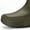 Green, variant on Mens Waterproof Mid Calf Fishing & Tide Pool Rain Wellies Slip Resistant Thick Rugged Sole Rubber Booties, Durable Footwear for Beach Wading, Farming, Outdoor Rainy Activities Black B