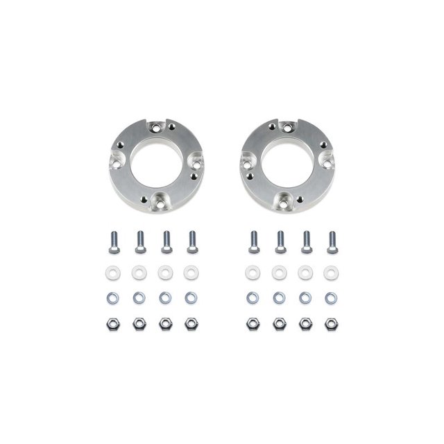 Fabtech Motorsports Leveling Kit Suspension FTL5607 1-1/2 Inch Lift; Strut Assembly Spacers; With Strut Assembly Spacers/Installation Hardware