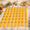 Bright Yellow, variant on Coffee Cloth-Like Paper Napkins 100 Pack 16.5 x 16.5 Inch Multi-Use