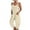 Khaki, variant on Winter Savings Clearance! Lindreshi Jumpsuits for Women Casual Womens Fashion Summer Solid Color Casual Sleeveless Suspender Jumpsuit