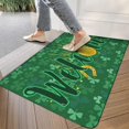thumbnail image 3 of Irish Holiday Cute Clovers Door Mat,Non Slip Absorbent Rugs Decorations Floor Door Mats for Indoor Outdoor Kitchen, 3 of 6
