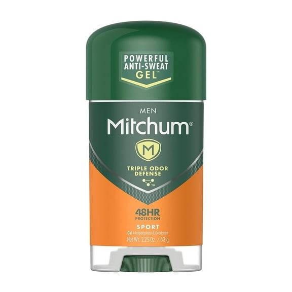 Mitchum Power Gel Anti-Perspirant Deodorant Sport, Triple Odor Defense, 48HR Protection, 2.25 Oz