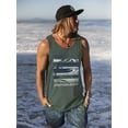 thumbnail image 2 of Pipeline Trendy Wave Symbol Tee - Tank Top Men's, 2 of 4