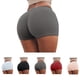 thumbnail image 2 of Advancent Pantalones cortos sexis de algodón para Yoga para mujer, mallas con realce para correr y gimnasio, mallas inferiores Uniforme atlético rojo XL, 2 of 6