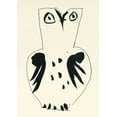 thumbnail image 2 of Unknown 18x24 Gold Ornate Wood Framed with Double Matting Museum Art Print Titled - Owl Vase, 2 of 4