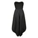 thumbnail image 4 of Mono sin mangas de moda para mujer - Cintura anudada, corte holgado con volantes - Con bolsillos, ideal para fiestas y vacaciones, 4 of 5