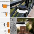 thumbnail image 5 of Paquete de 6 9 luces LED solares para canalones, luces solares impermeables para exteriores para cercas de jardín, aleros, paredes, Patio, garaje, acera (IP55 l, 5 of 5