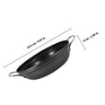 thumbnail image 2 of unbranded Wok Metálico Negro Resistente Para Y Platos Fácilmente, 2 of 8